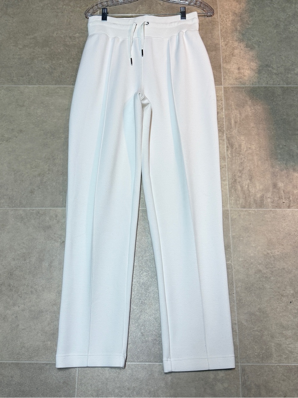 SPANX women’s white pants with Front Crease Detail